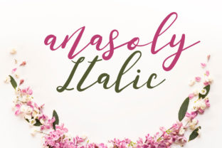 Anasoly Italic and Analyst Italic: A Playful Handwritten Font with Unique Charm