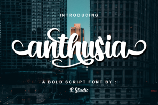 Anthusia: Where Natural Motion Meets Typographic Confidence