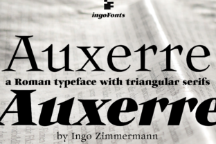 Auxerre: Light, Modern Serif