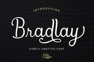 Bradlay: A Handwritten Font That Captures Timeless Elegance