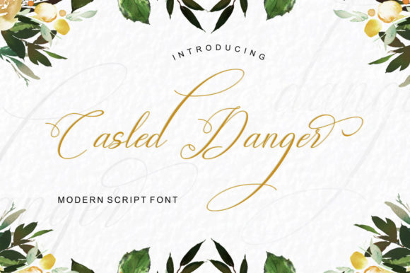 Casled Danger: A Font That Adds Personality to Every Design