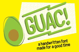 Guac: A Handwritten Font for Bold Creativity