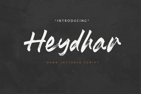 Heydhar: A Handwritten Font That Balances Personality and Precision