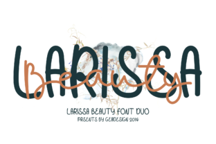 Larissa Beauty: Where Elegant Typography Meets Functional Versatility