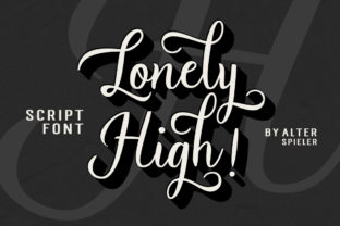 Lonely High: The Handwritten Font That Bridges Nostalgia and Modern Design