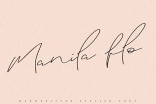 Manila Flo: A Light, Authentic Handwritten Font for Distinctive Design