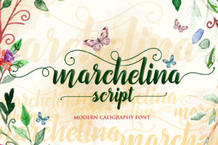 Marchelina Script: A Handwritten Font Inspired by Nature