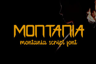 Montania: A Unique Display Font for Design Projects