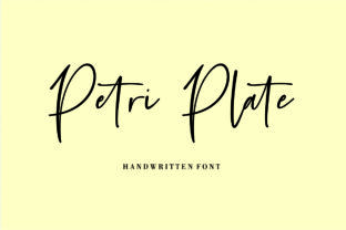 Petri Plate: A Handwritten Font That Feels Human in a Digital World