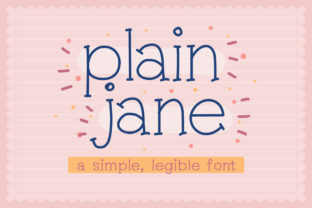 Plain Jane Serif Font: Simple, Adorable, and Powerful