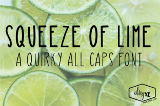 Squeeze of Lime: A Handwritten Font with Playful Personality