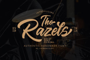 The Razels: A Bold Handwritten Font with Retro Charm