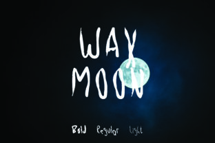 Wax Moon Font for Spooky Creations